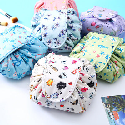 Portable waterproof drawstring cosmetic bag Hanzuva