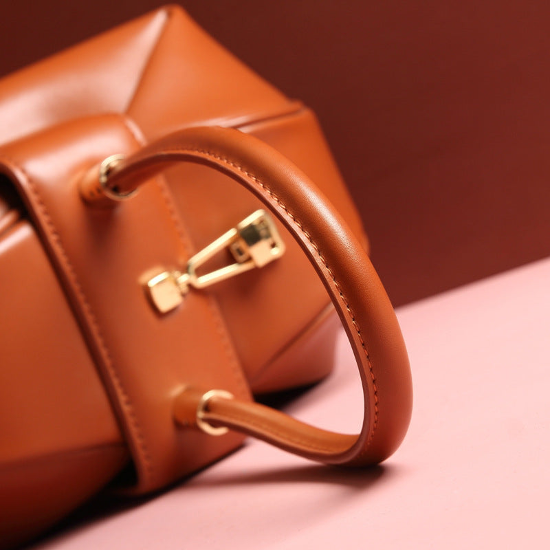 Leather handbags fashion dumplings handbag Hanzuva