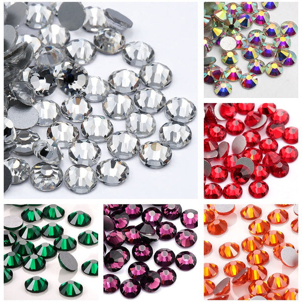 Nail drill glass flat drill rhinestone Hanzuva