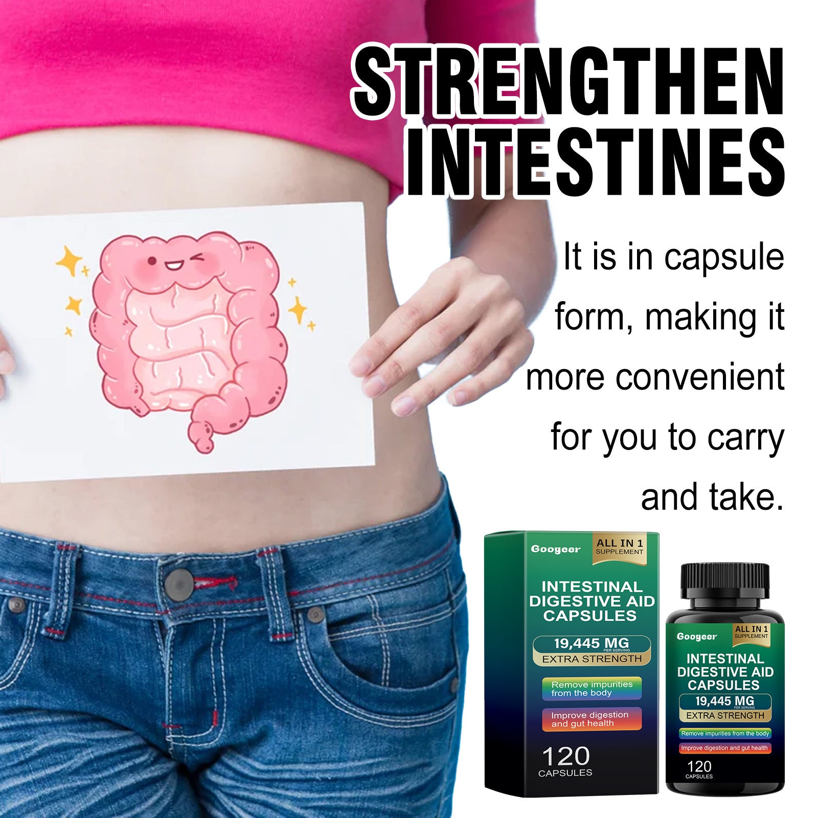 Hot Selling Body Care Intestinal Digestion Aid Capsules