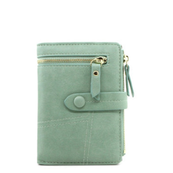 Zipper buckle 2 fold clutch Hanzuva