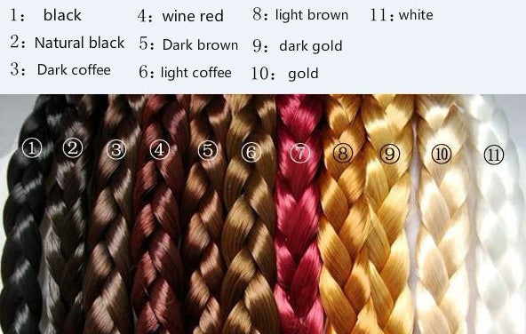 Bohemian braided headband Hanzuva