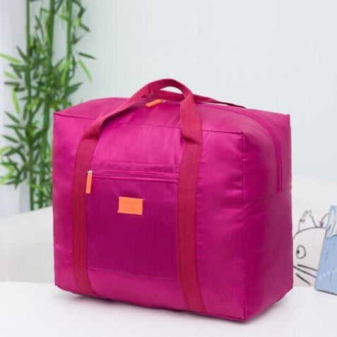 Large Capacity Foldable Travel Bag Nylon Waterproof Gym Duffel Bag Folding Traveling Clothes Storage Organizer Hanzuva