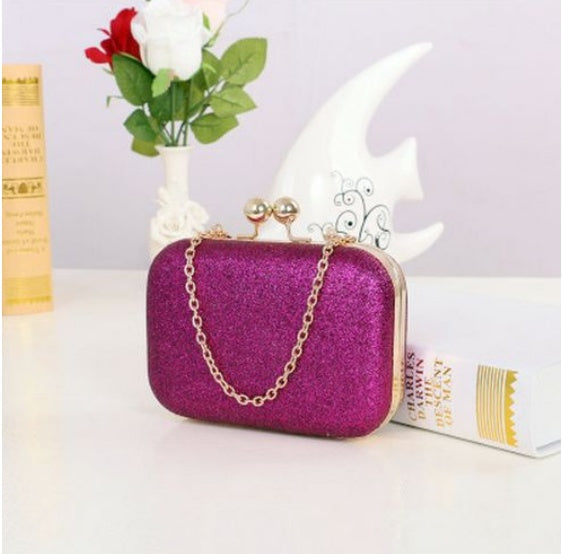 Women Handbag Evening Bags For Party New Women Chain Shoulder Bag Ladies Fashion Gold Clutch Box Bag Women Messenger Hanzuva