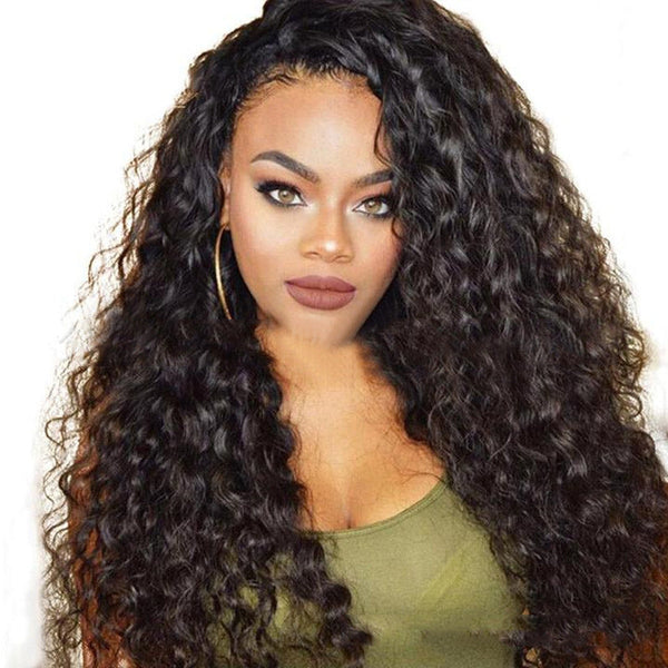 Hair curler black wig female Hanzuva