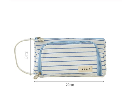 Mesh large capacity pencil case Hanzuva