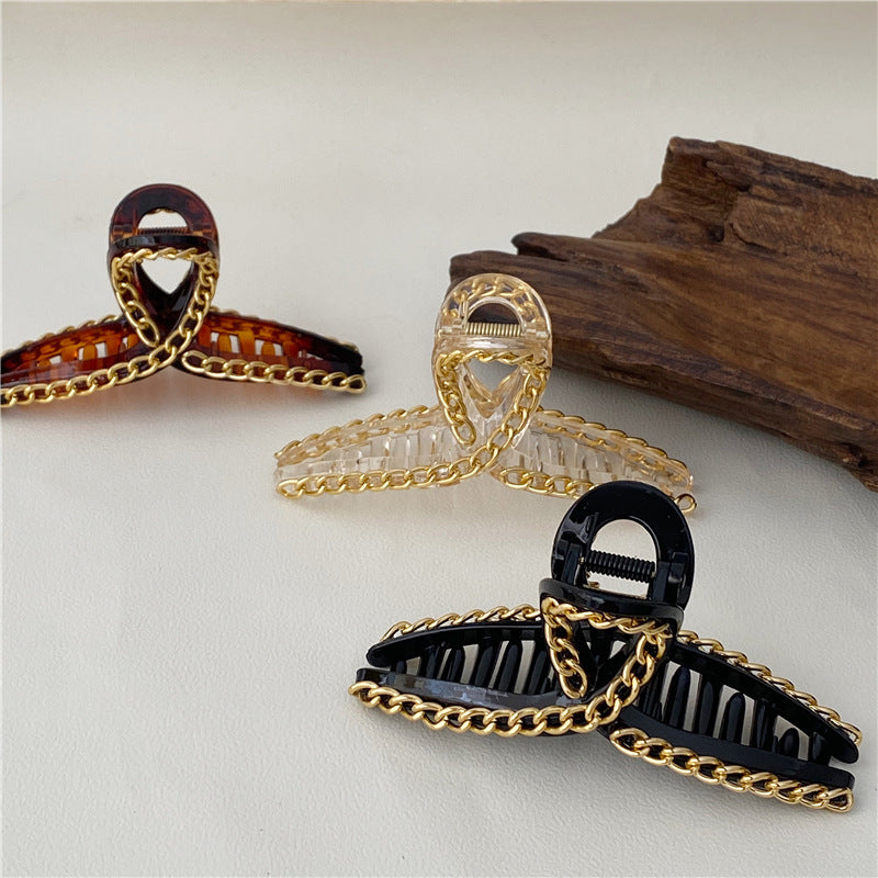 Textured Personalized Chain Acrylic Grip