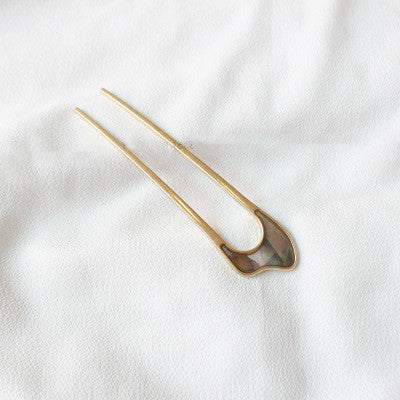 Temperament simple u-shaped hair bun