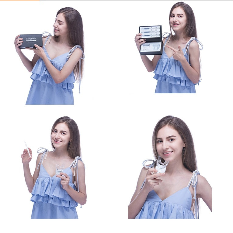Tooth whitening instrument cold blue tooth cleaner set tooth whitening instrument