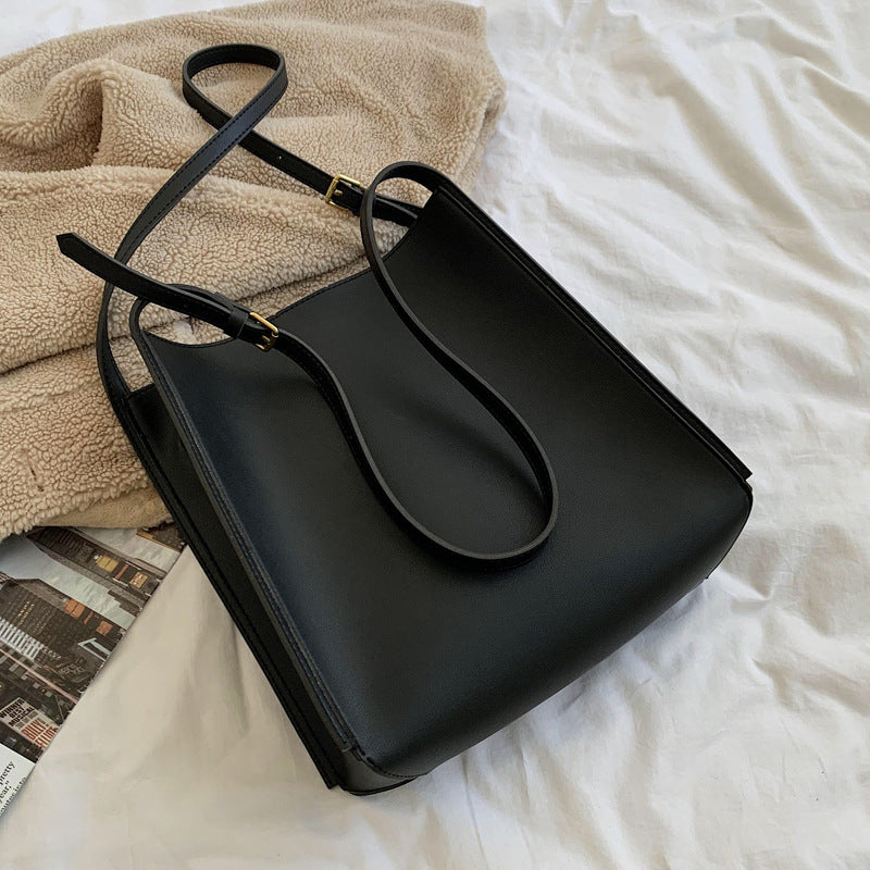 All-match Autumn And Winter Single Shoulder Bag Texture Net Red Tote Bag