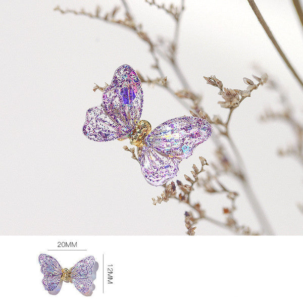 Butterfly Fairy Nail Diamond Decoration Super Fairy Hanzuva