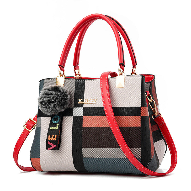 The New Trendy Ladies Middle-Aged Handbag All-Match Shoulder Bag Diagonal Mother Bag Hanzuva