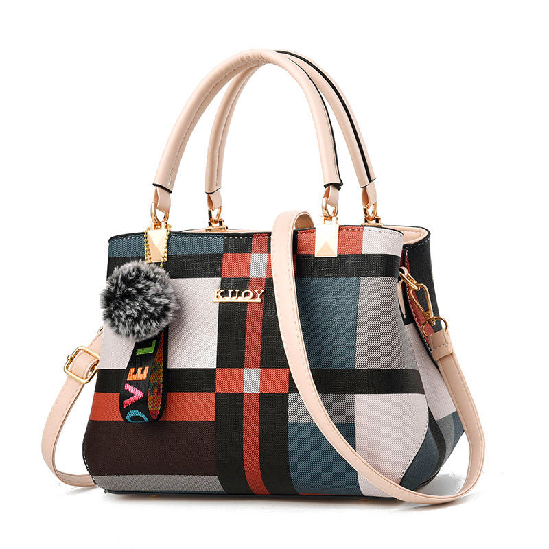 The New Trendy Ladies Middle-Aged Handbag All-Match Shoulder Bag Diagonal Mother Bag Hanzuva