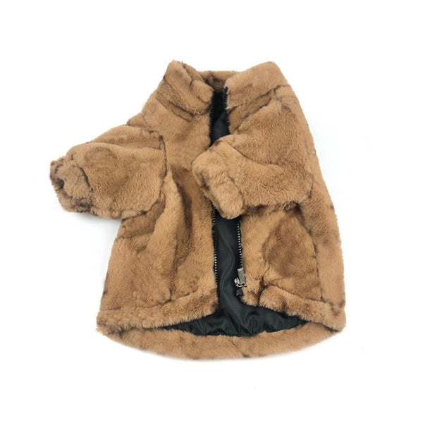 Dog Clothes Apring And Autumn Leopard Print Coat Hanzuva