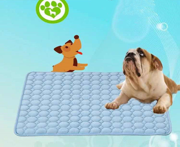 Summer Cooling Mats Blanket Ice Bed Pet Dog For Dogs Cats Hanzuva