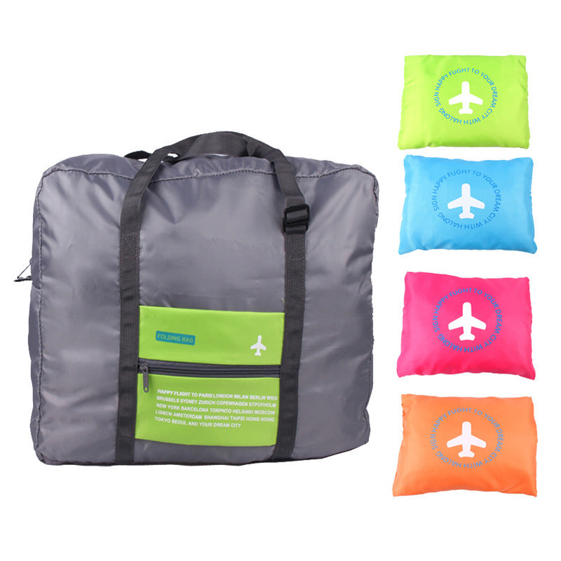 Large Capacity Foldable Travel Bag Nylon Waterproof Gym Duffel Bag Folding Traveling Clothes Storage Organizer Hanzuva
