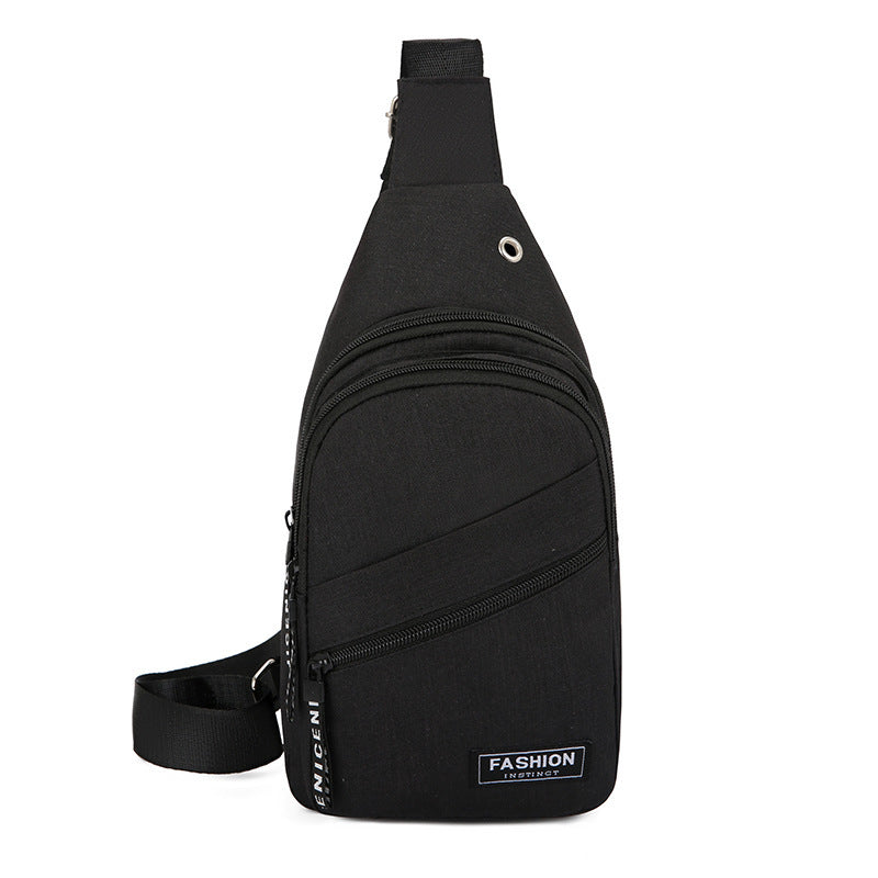 Pure Color Messenger Bag Dutdoor Sports Small Backpack
