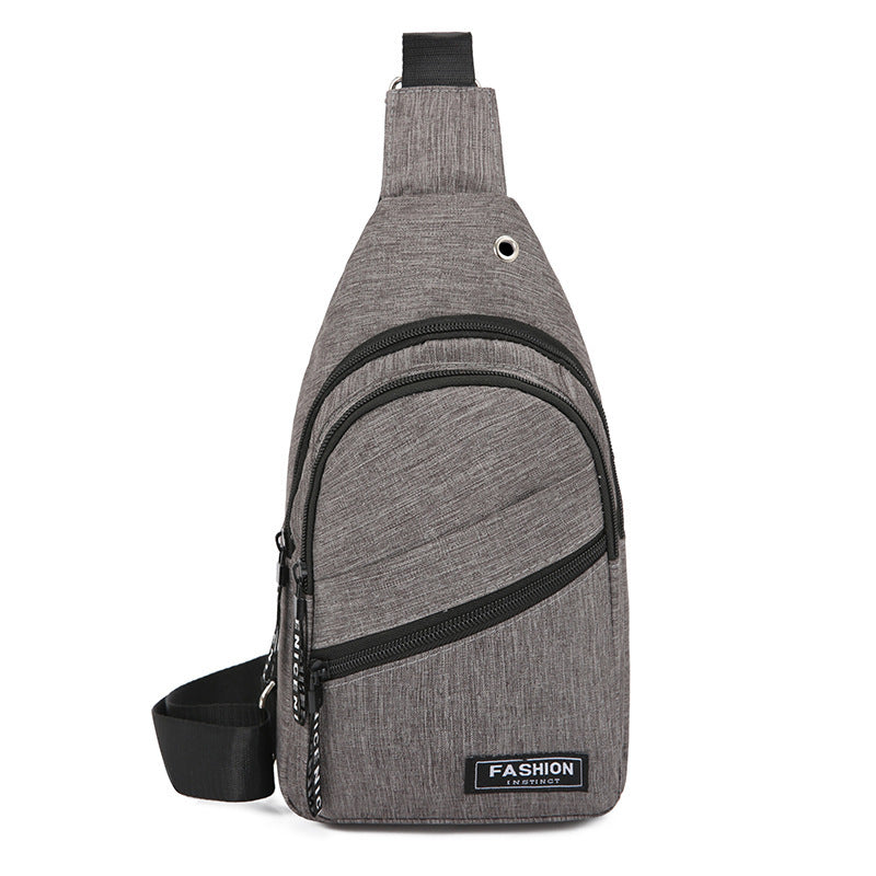 Pure Color Messenger Bag Dutdoor Sports Small Backpack
