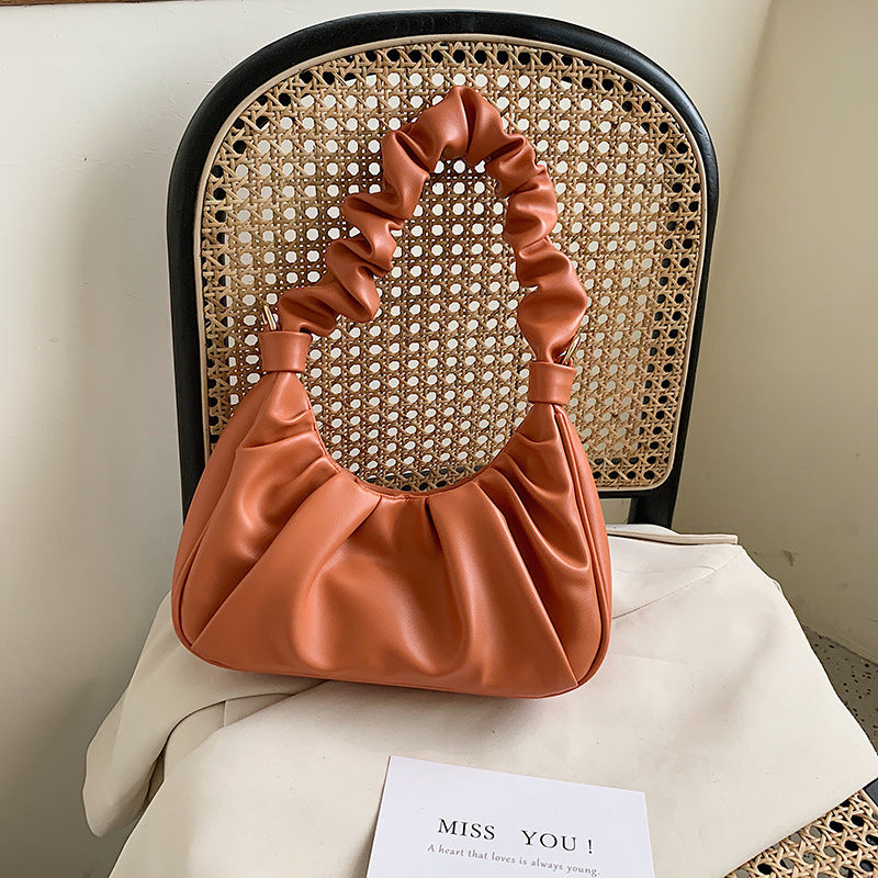 Lightweight And Cute Girly Fashion Fold Cloud Handbag Hanzuva