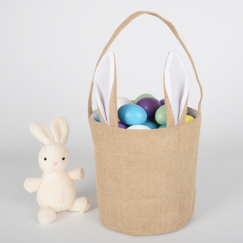 Easter Basket  DIY Candy Gift Bag Easter Bunny Ear Bag Hanzuva