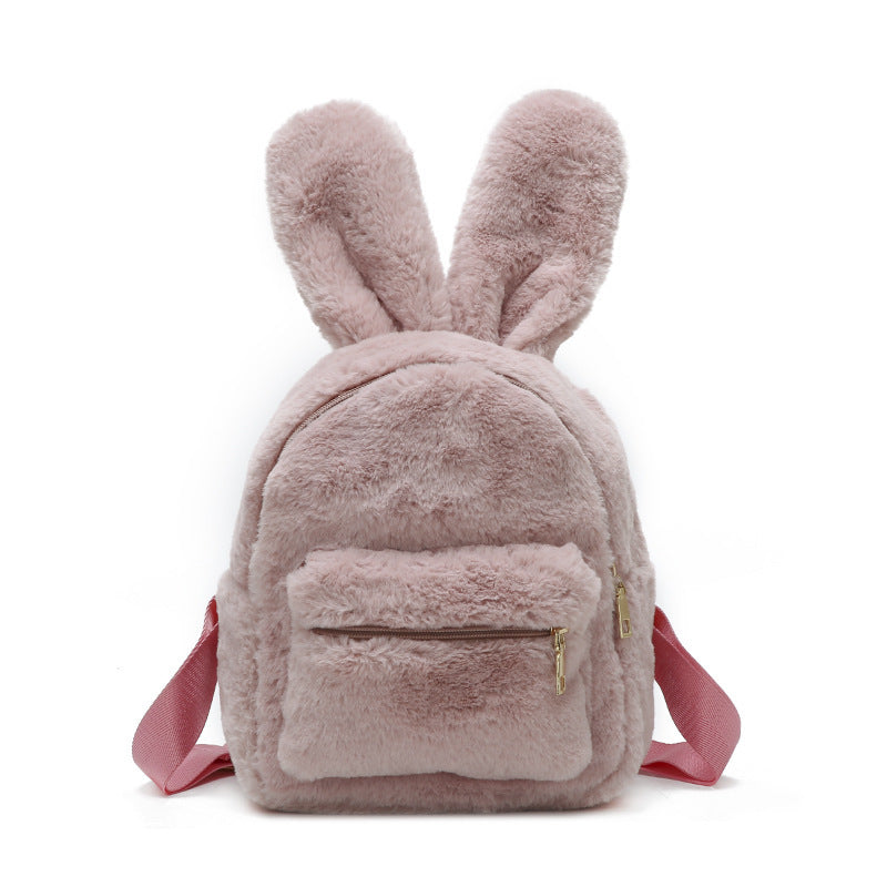 Trendy Plush Bag Casual All-Match Backpack Hanzuva