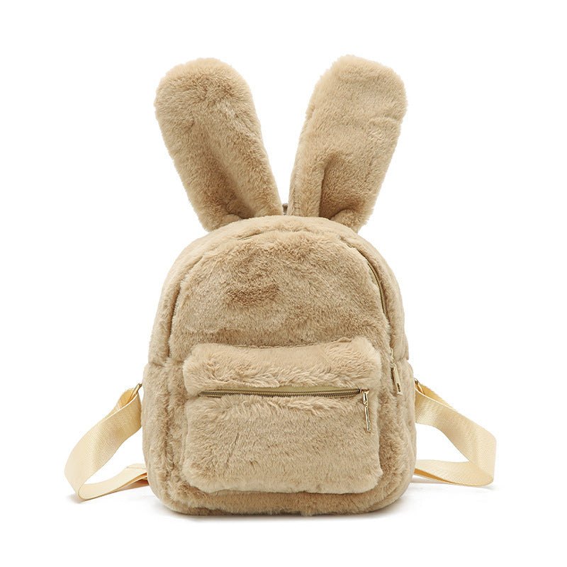 Trendy Plush Bag Casual All-Match Backpack Hanzuva