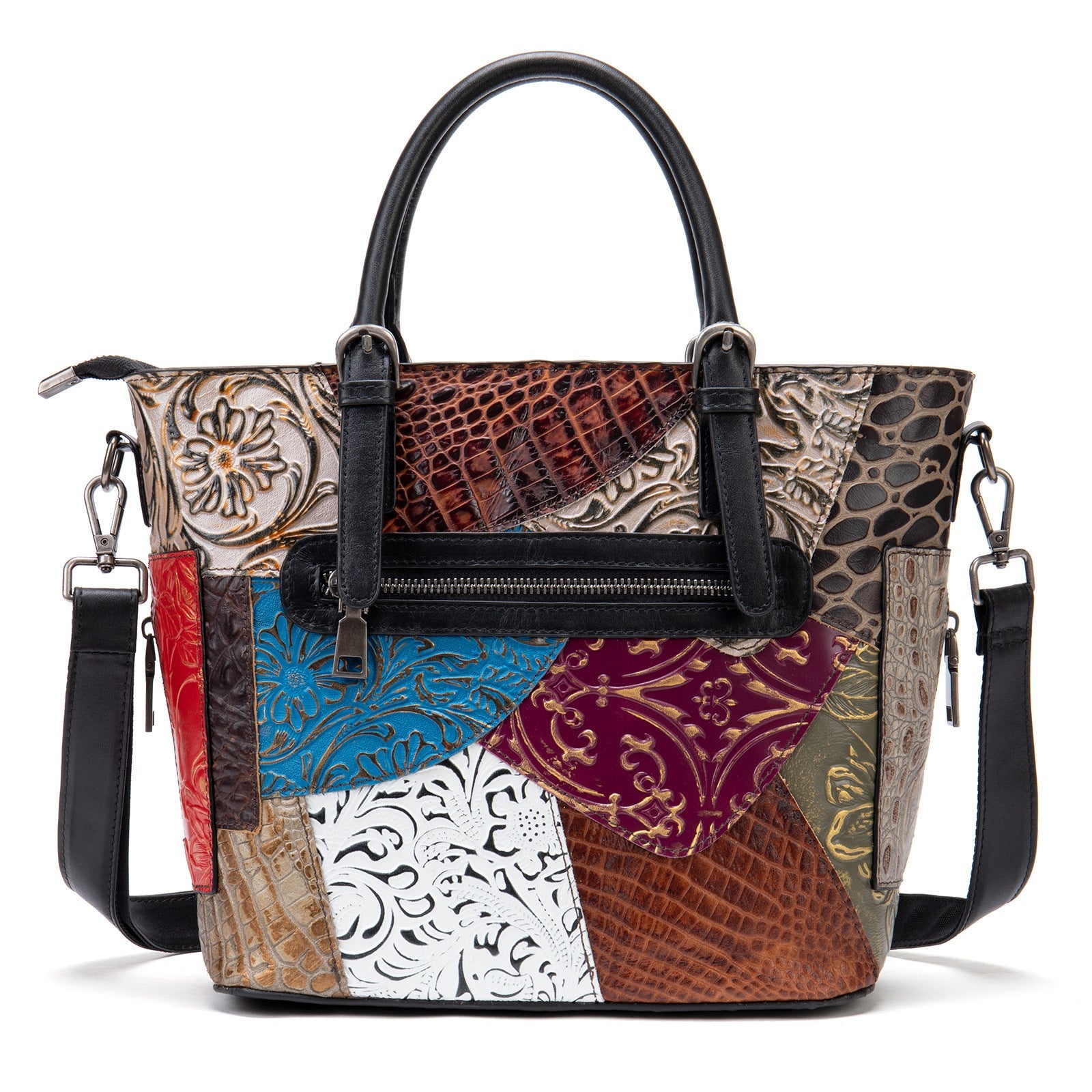 The New First Layer Cowhide Women's Bag Messenger Shoulder Bag Hanzuva