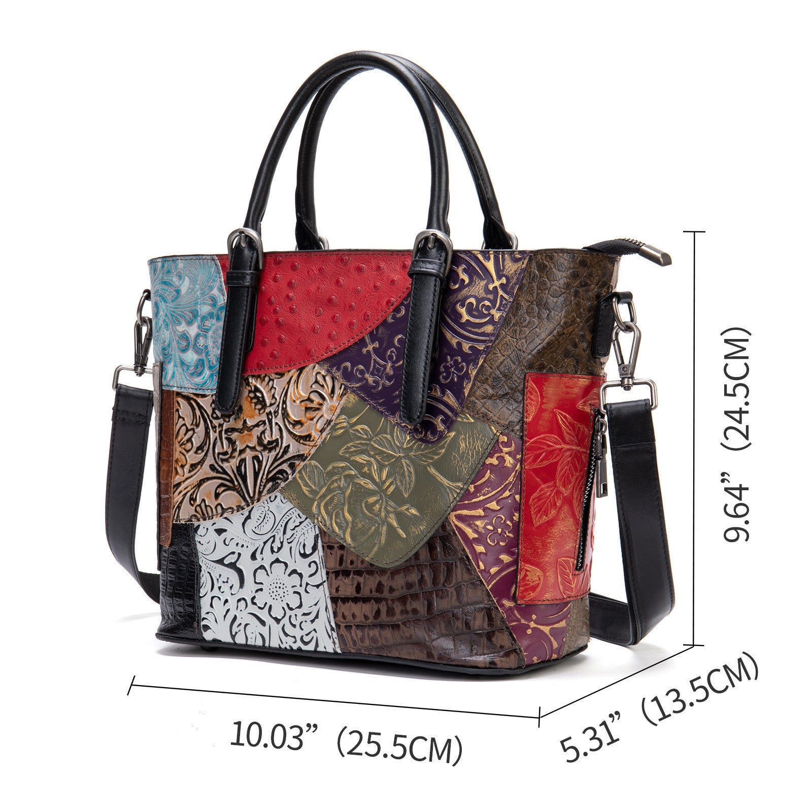 The New First Layer Cowhide Women's Bag Messenger Shoulder Bag Hanzuva