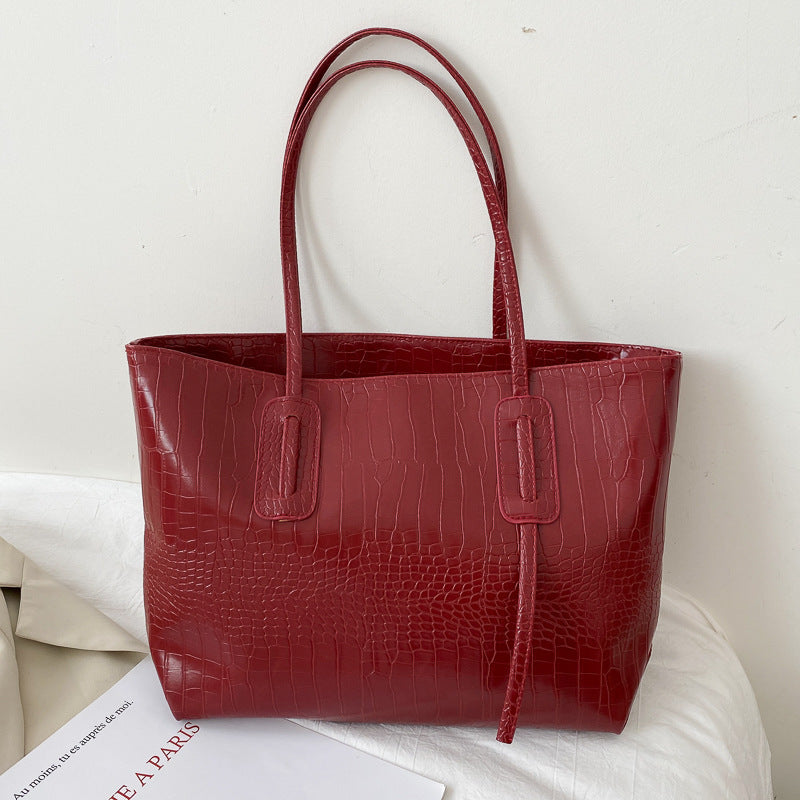 Fashion Simple Large-capacity One-shoulder Tote Bag Hanzuva