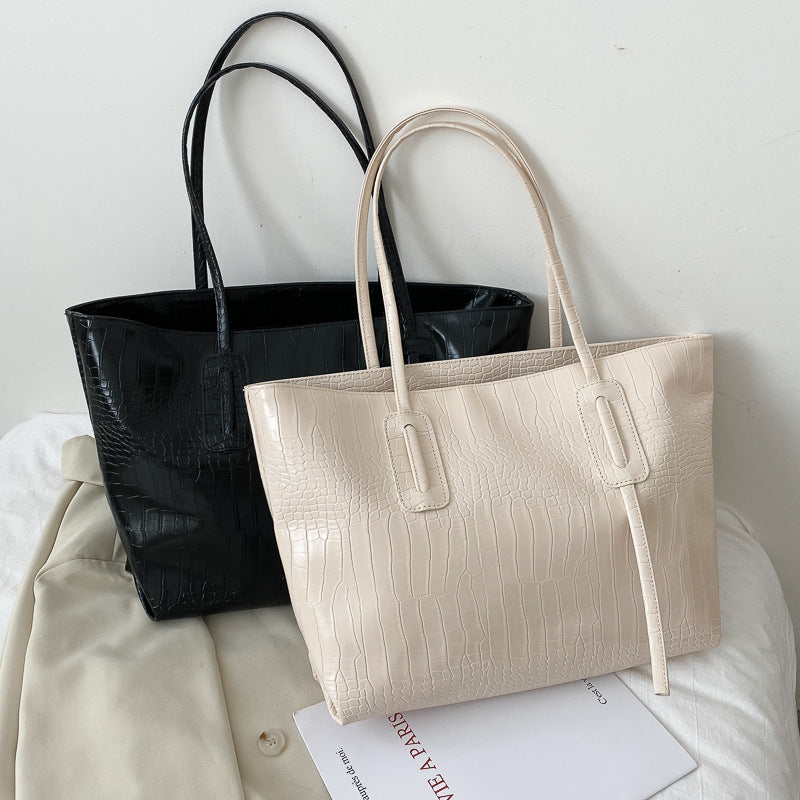 Fashion Simple Large-capacity One-shoulder Tote Bag Hanzuva