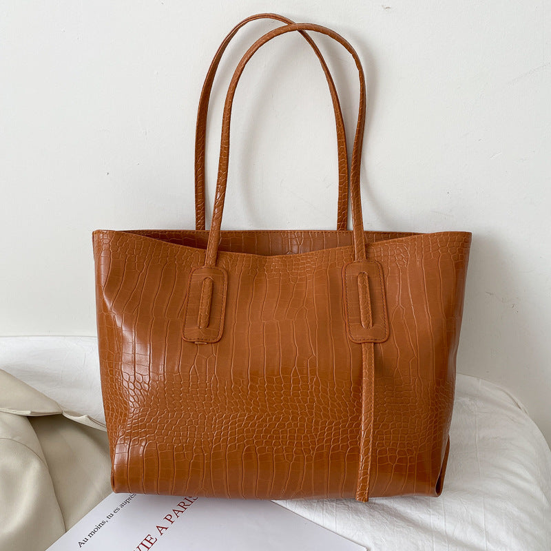 Fashion Simple Large-capacity One-shoulder Tote Bag Hanzuva