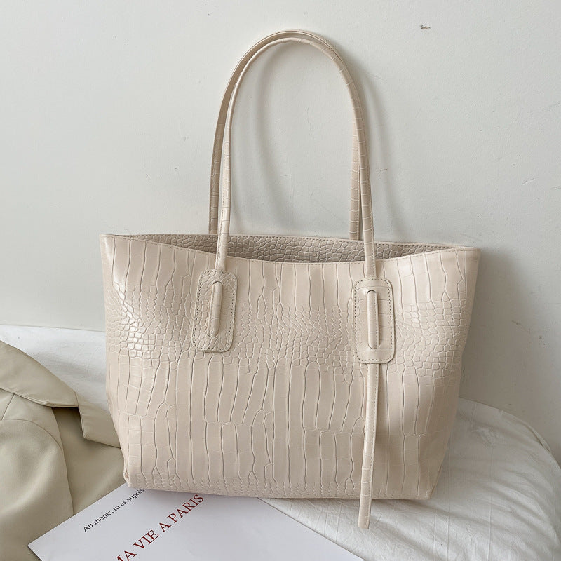 Fashion Simple Large-capacity One-shoulder Tote Bag Hanzuva