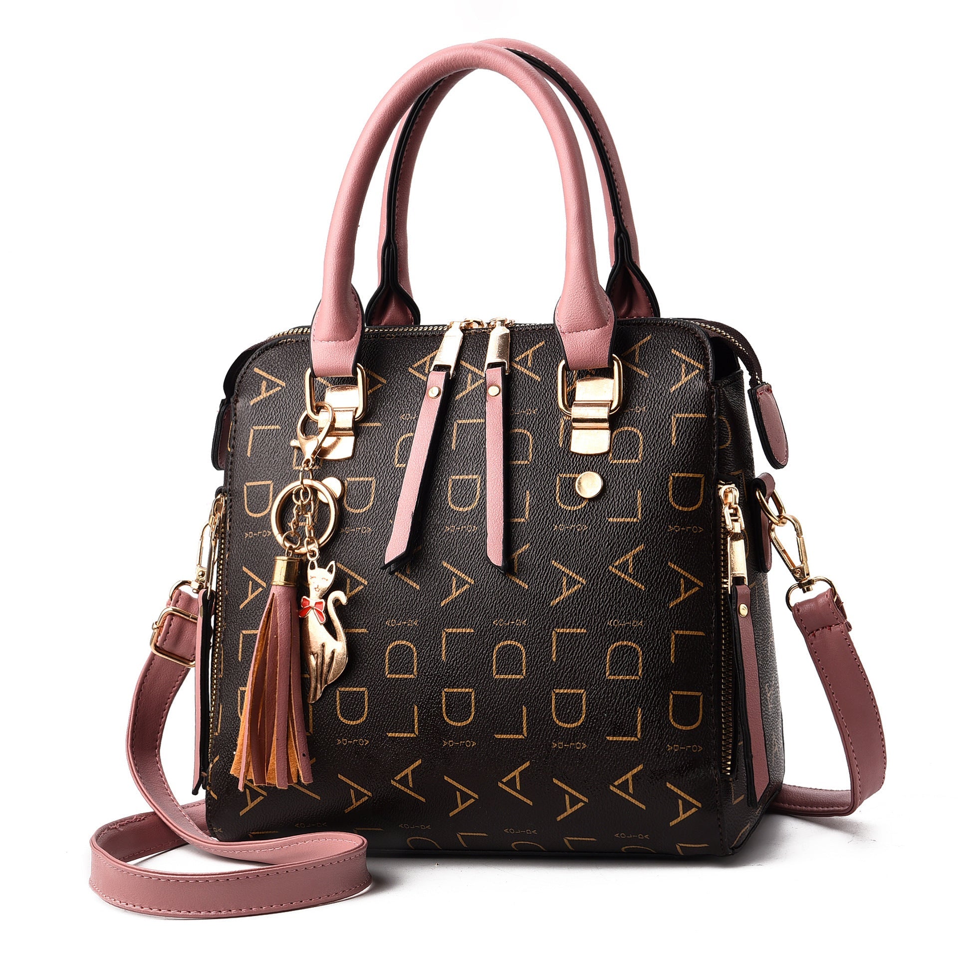 Women's Bag New Women's Bag Leisure Shoulder Bag Large Capacity PU Leather Handbag Cross Bag Hanzuva