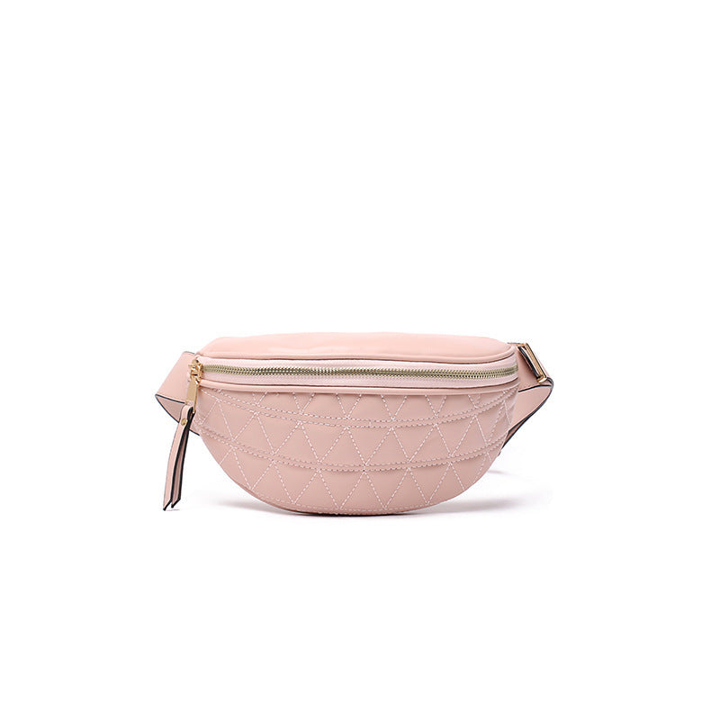 Lingge Embroidery Thread Ladies Diagonal Bag waist Bag Hanzuva