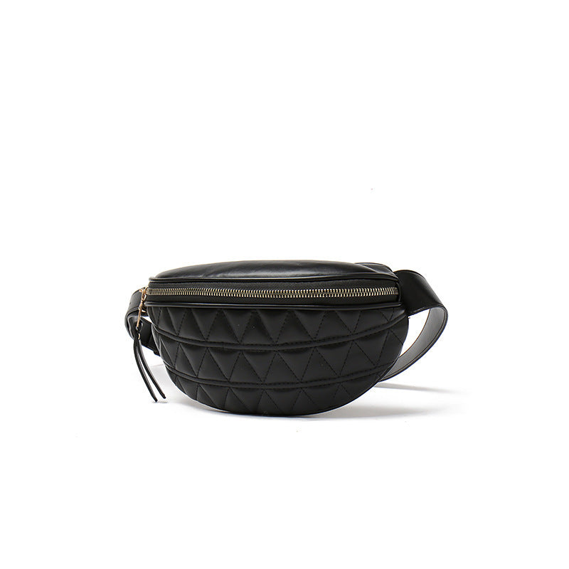 Lingge Embroidery Thread Ladies Diagonal Bag waist Bag Hanzuva