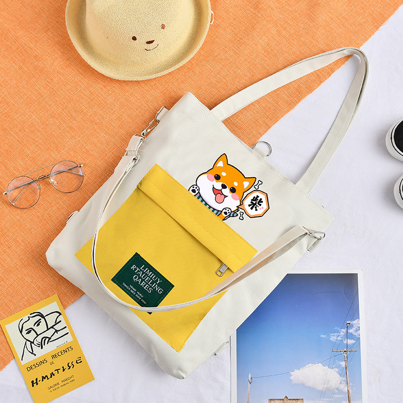 Canvas Women's Shoulder Canvas Bag