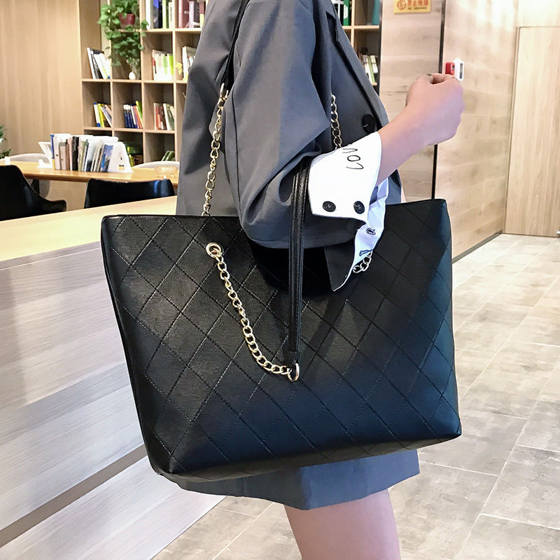 Double-sided Single Shoulder Handbag Women Tote Bag Hanzuva