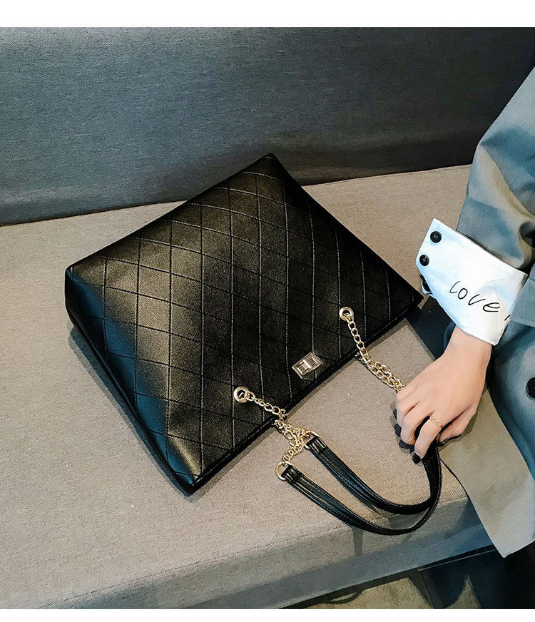 Double-sided Single Shoulder Handbag Women Tote Bag Hanzuva