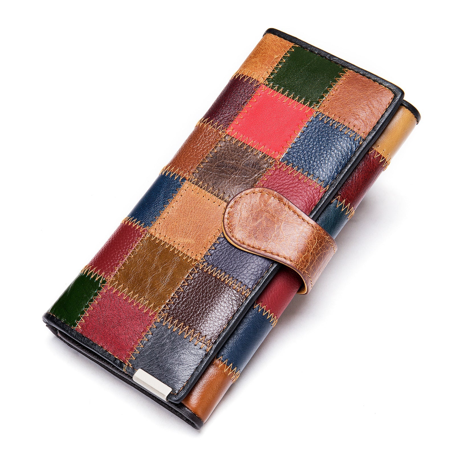 Leather Wallet Women's Large-Capacity Long Wallet Hanzuva