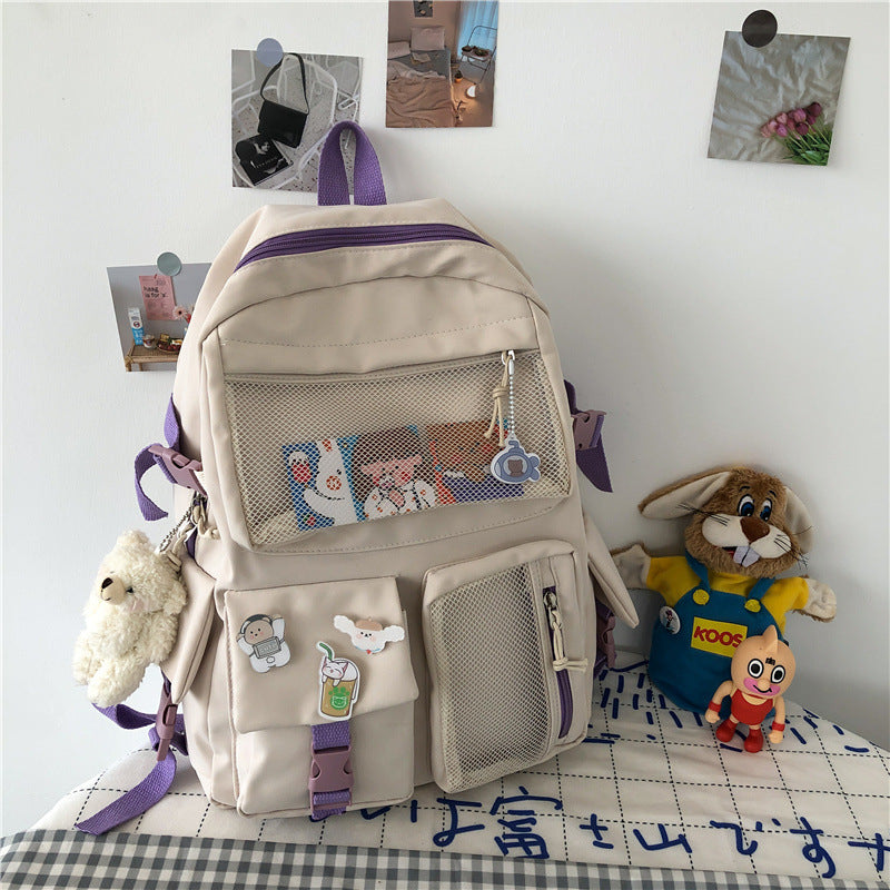 Harajuku Girls College Style Fashion Backpack Hanzuva