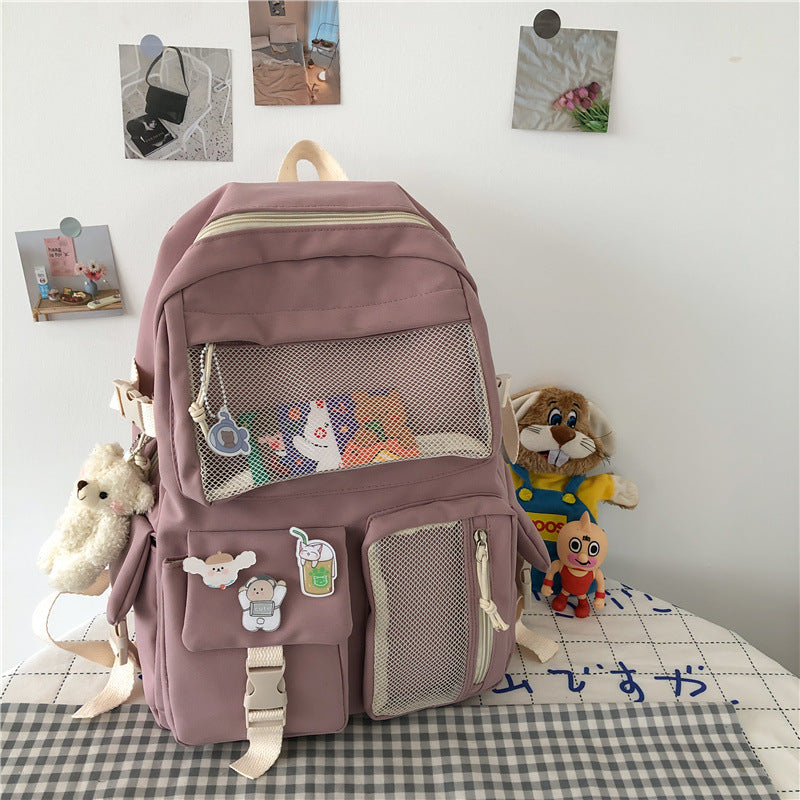 Harajuku Girls College Style Fashion Backpack Hanzuva
