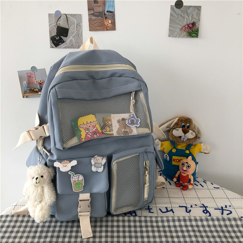Harajuku Girls College Style Fashion Backpack Hanzuva