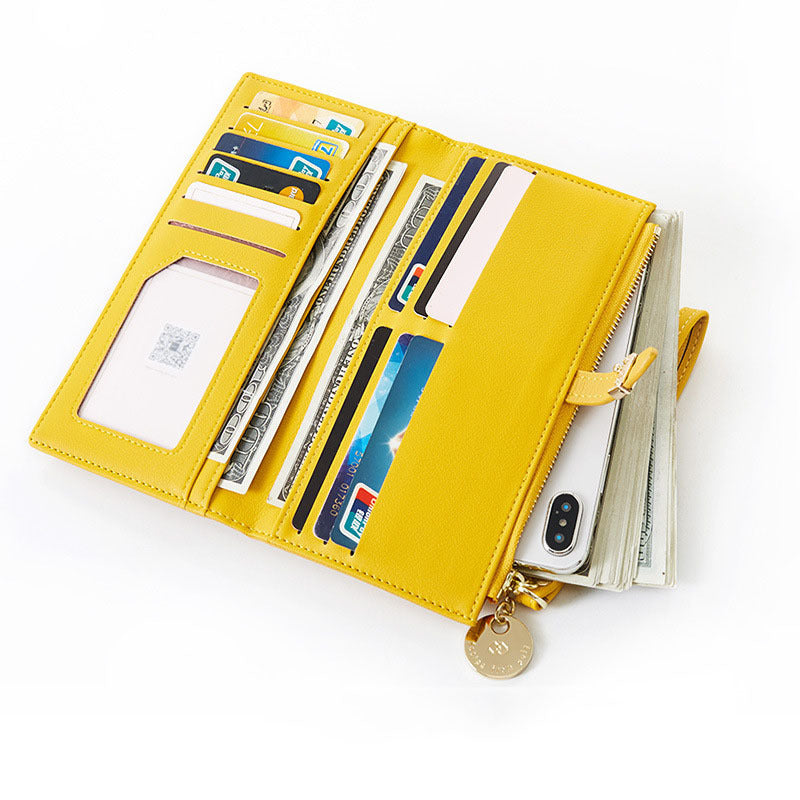 Niche Design Wallet Ladies Small And Thin Long Clutch Handbag Simple Ins Korean Hanzuva