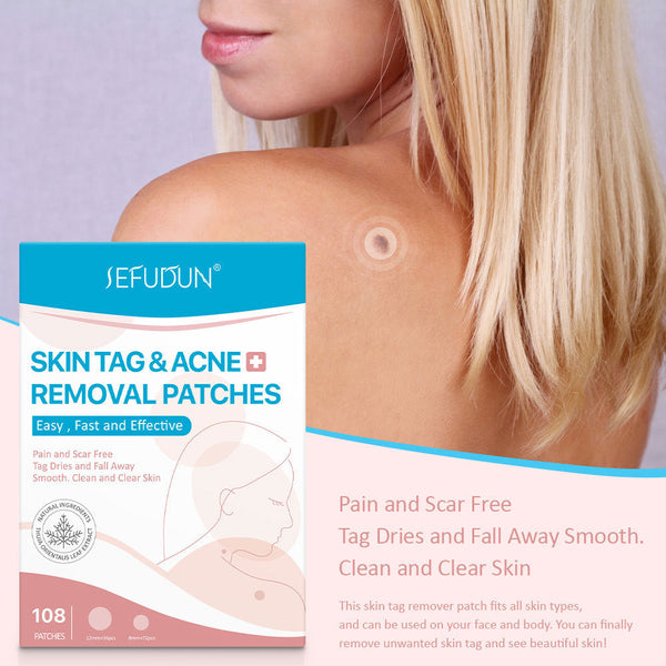 Acne Skin Tag Remover Beauty Acne Patch Wart Removal Stickers Removal Care Invisible Blackhead Skin Patch Hanzuva