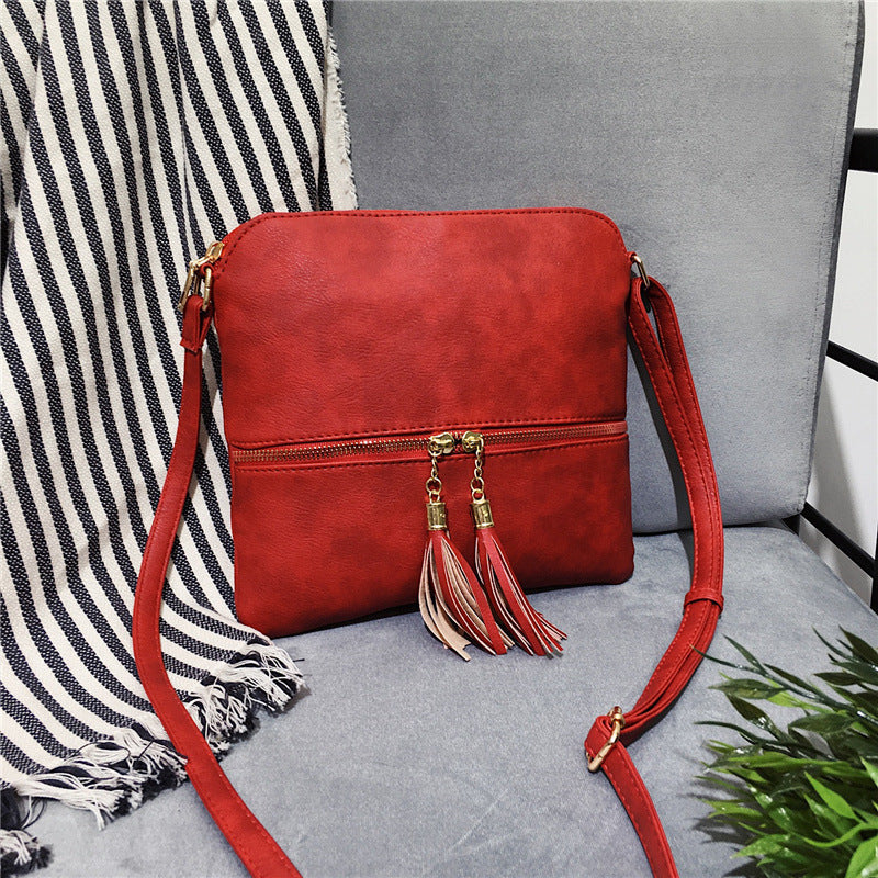 Ladies Fashion Shoulder Bag Tassel Bag Messenger Bag Hanzuva