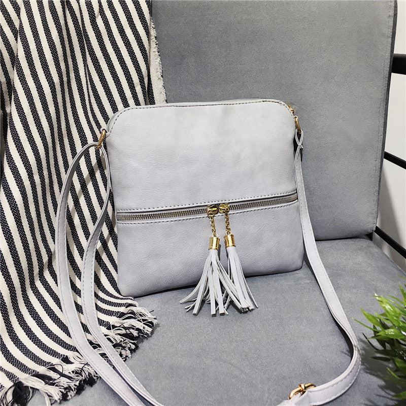 Ladies Fashion Shoulder Bag Tassel Bag Messenger Bag Hanzuva