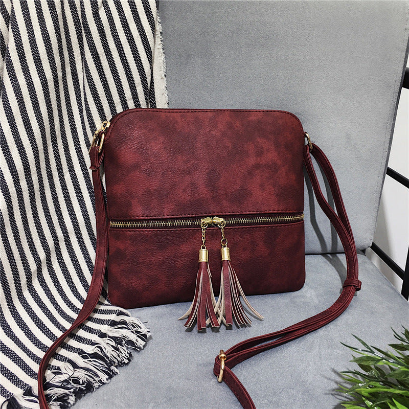 Ladies Fashion Shoulder Bag Tassel Bag Messenger Bag Hanzuva
