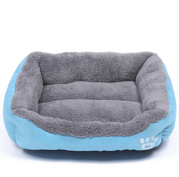 Dog Kennel Four Seasons Universal Footprint Cotton Wool Pet Kennel Candy Color Square Kennel Mats Universal Cross-Border Supply For Large, Medium And Small Dogs Hanzuva