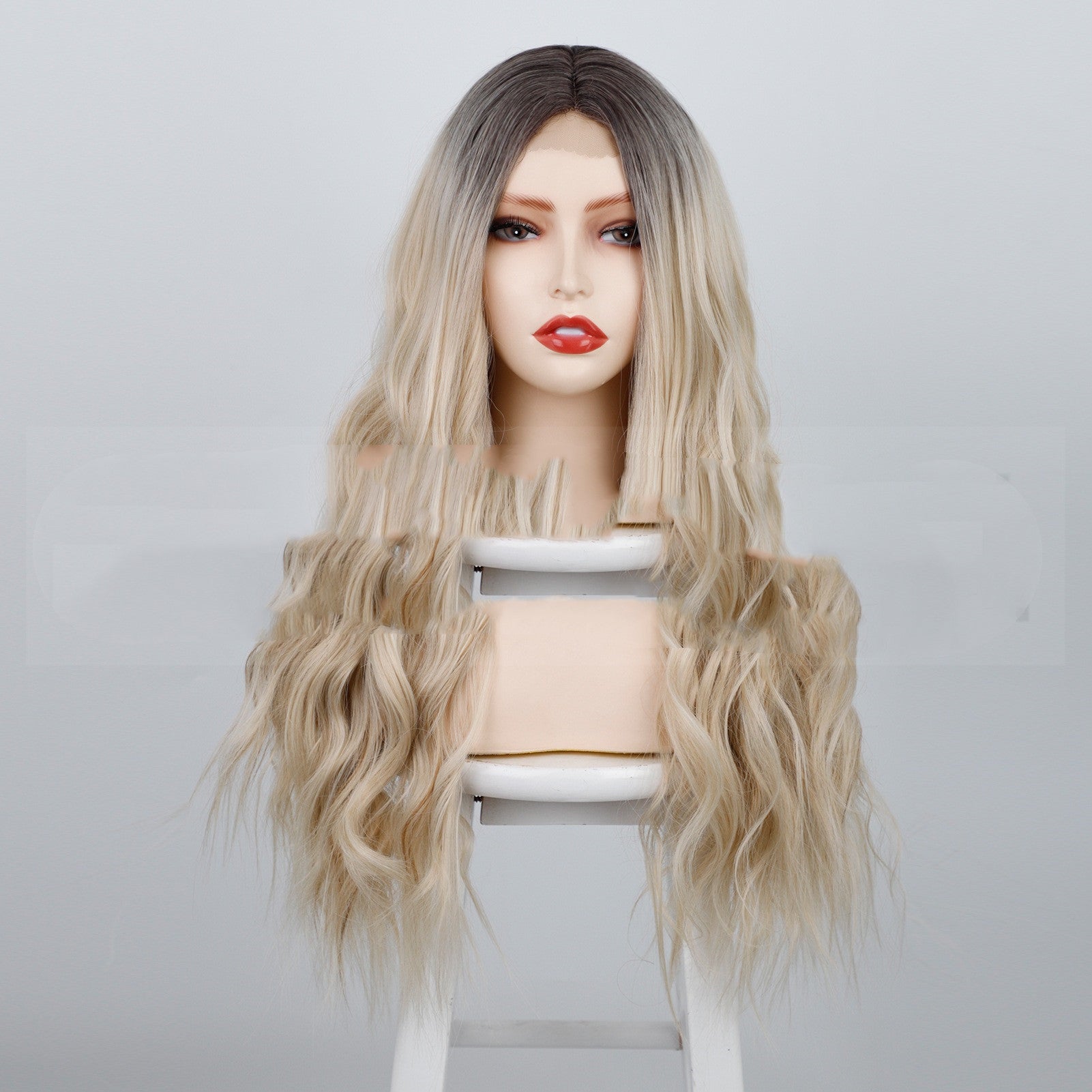 Fluffy Water Ripple Wig Headgear