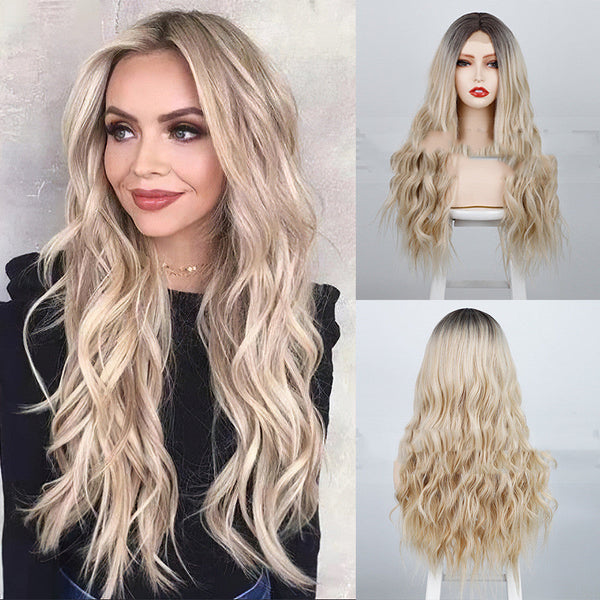 Fluffy Water Ripple Wig Headgear Hanzuva